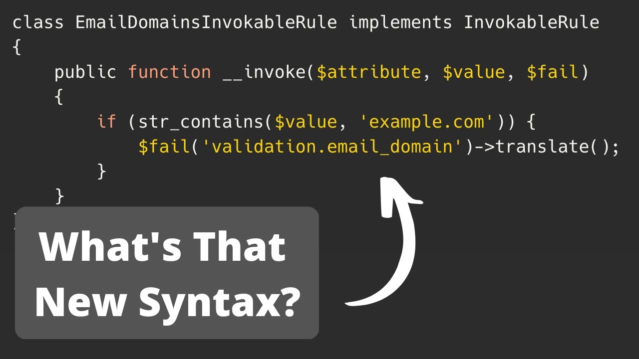 New in Laravel 9.18: Invokable Custom Validation Rules