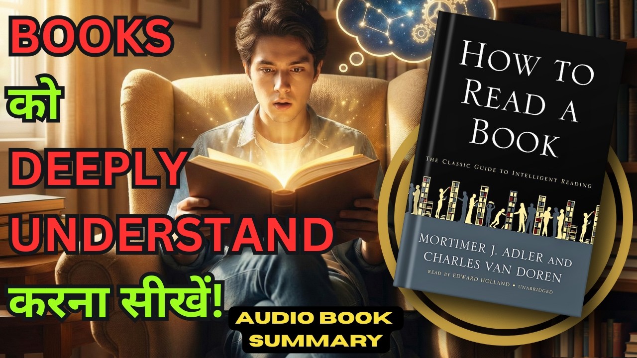Master The Art of Reading  | How to Read a Book by Mortimer Adler | Hindi Book Summary | Audiobook