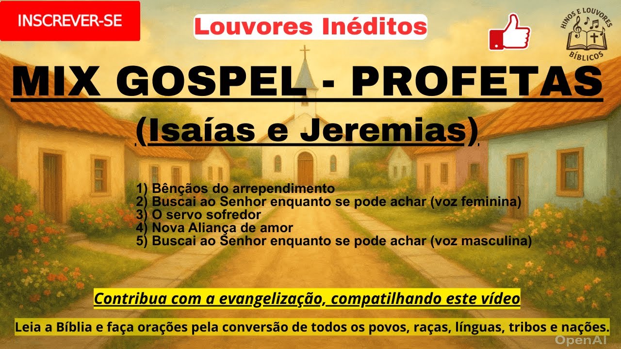 MIX GOSPEL - PROFETAS (Isaías e Jeremias)