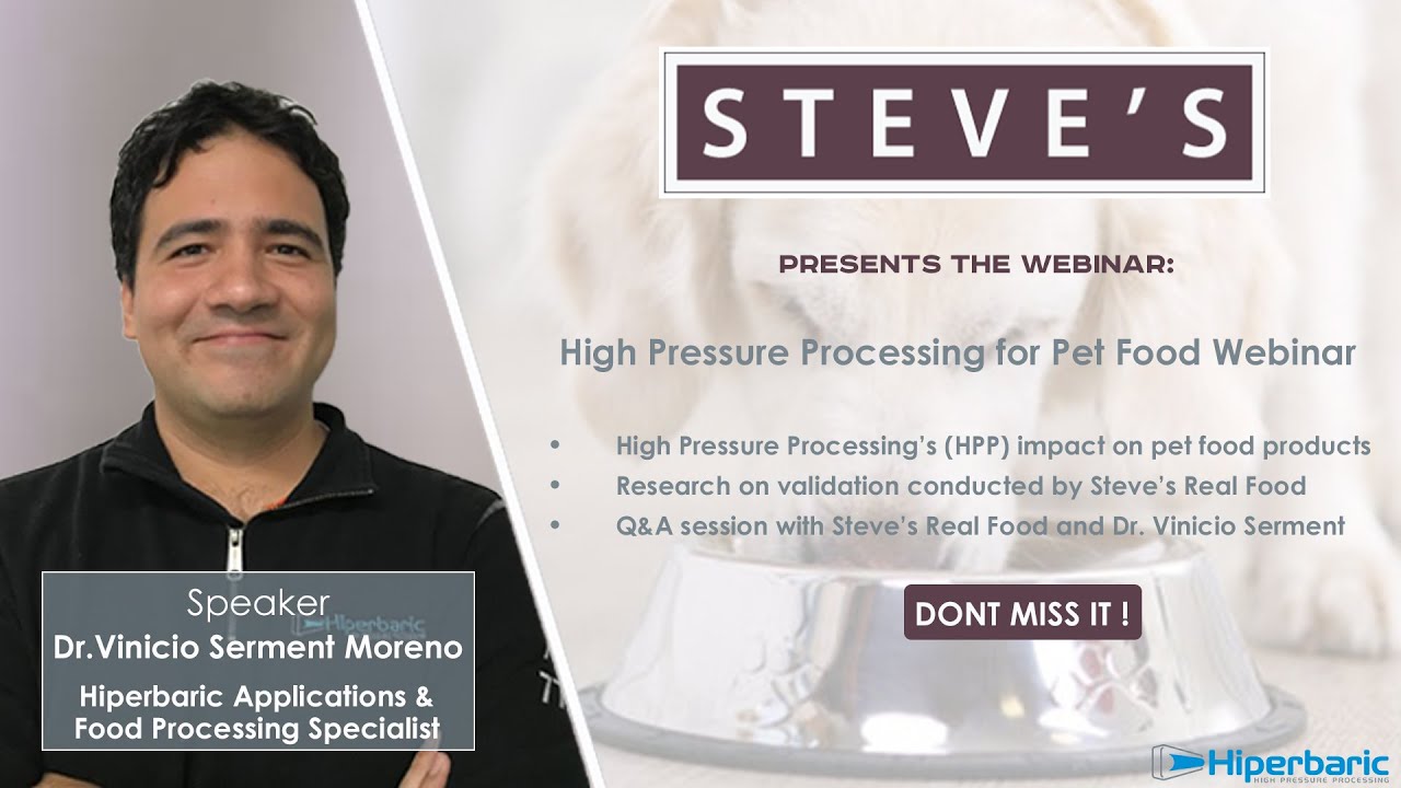 Steve's Real Food HPP for Pet Food Webinar