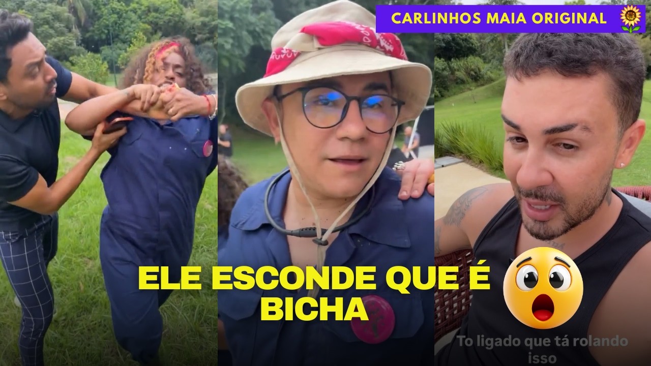 ELES BRIGARAM NOS BASTIDORES 😲😲 | CARLINHOS MAIA 🌻