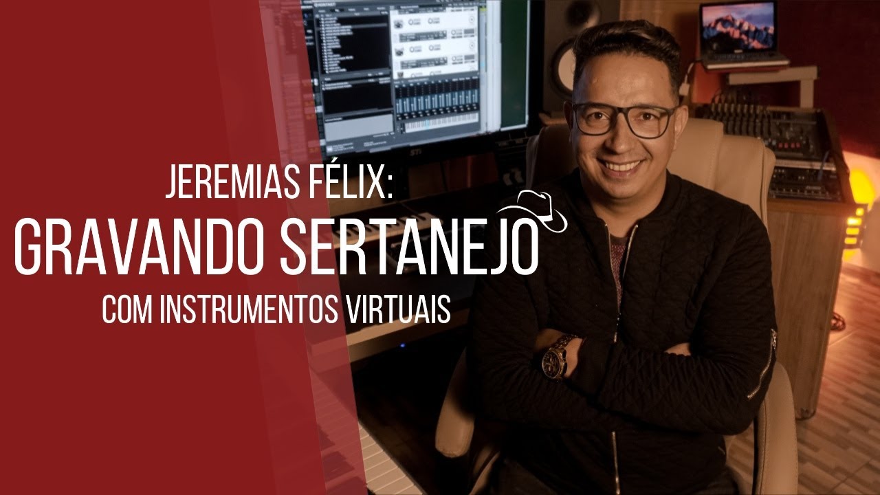 JEREMIAS F&Eacute;LIX | GRAVANDO SERTANEJO COM VSTis | MEU PRIMEIRO CURSO!
