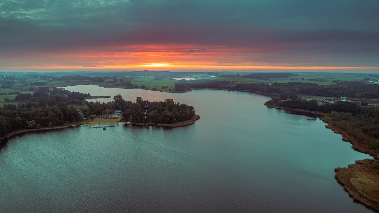 Lake in Osieczna | Poland | Drone 4K