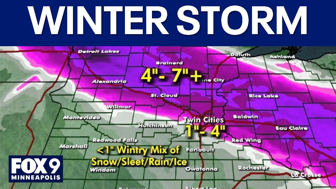 MN weather: What to expect with Tuesday's storm