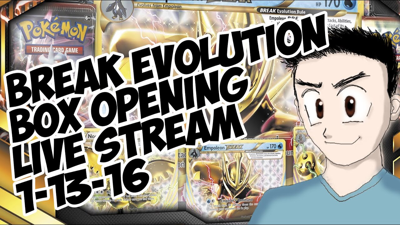 FIRST Live Pack Opening! Break Evolution Box! EPIC PULLS!!!