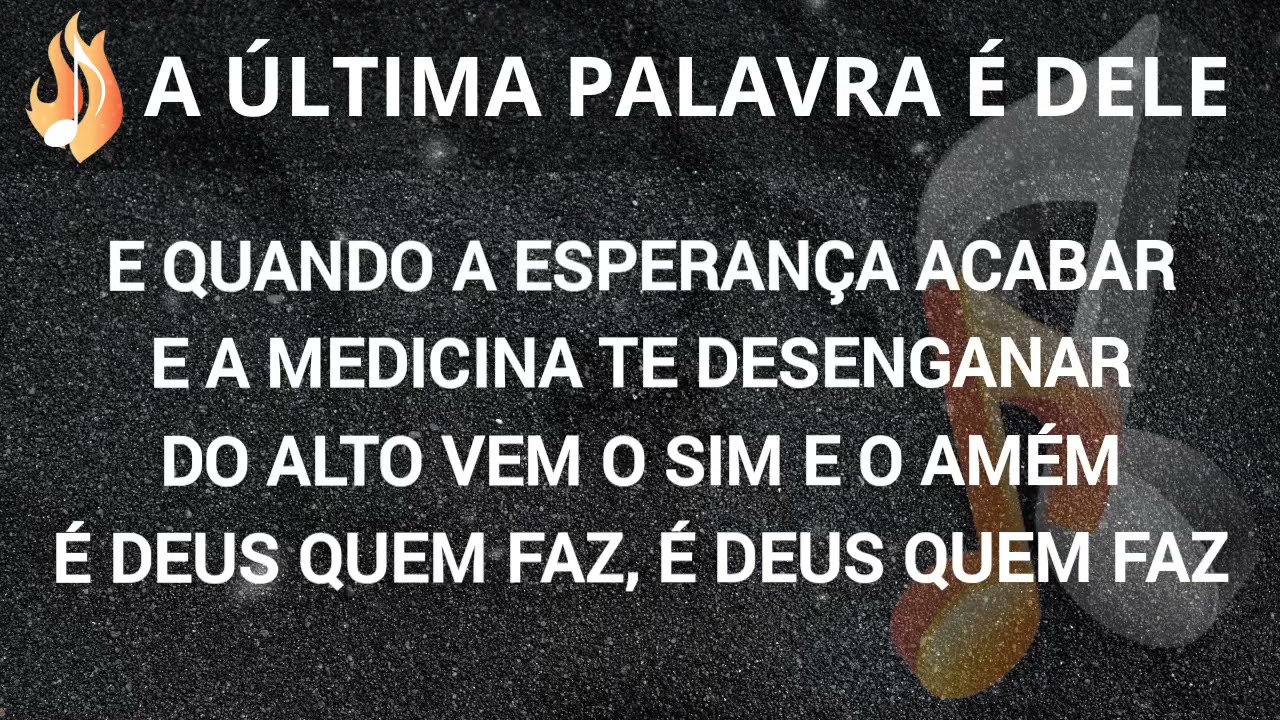 A ÚLTIMA PALAVRA É DELE (Play-Back 4 Tons Abaixo) Jéssica Augusto [com Letra]