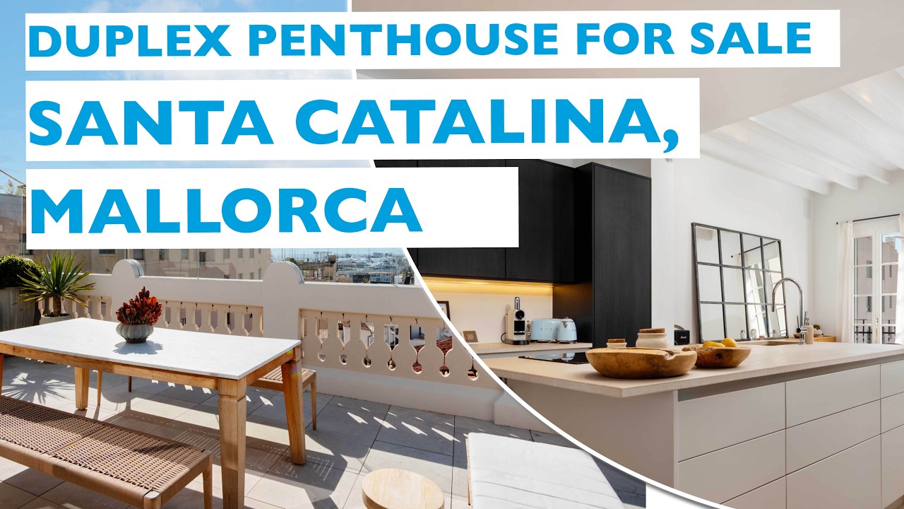 Luxury Duplex Penthouse with Rooftop Terrace & Sea Views in Santa Catalina | Palma de Mallorca