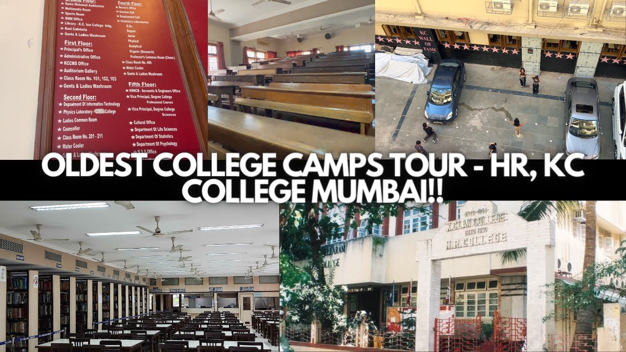 VLOG: Worst Infrastructure College Campus Tour - HR, KC College Mumbai Campus Tour | Harshit Chauhan
