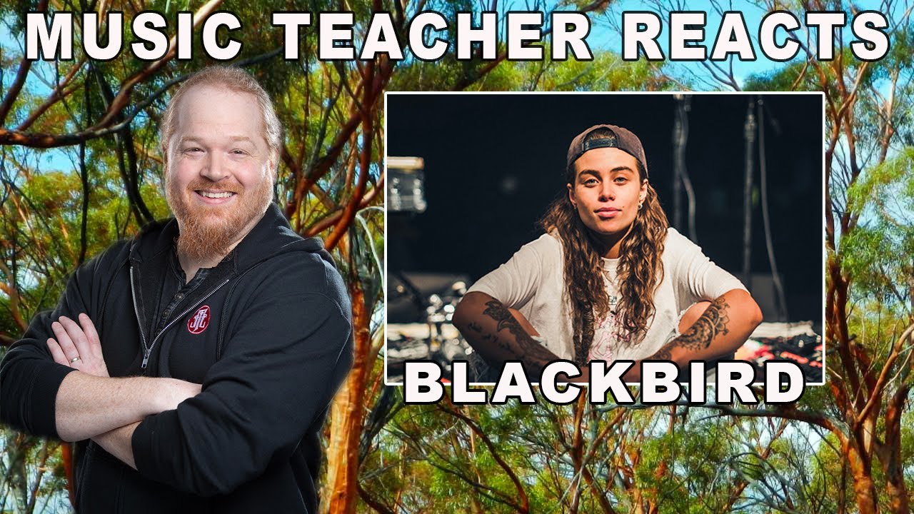 Music Teacher Reacts: Tash Sultana - Blackbird (Live)