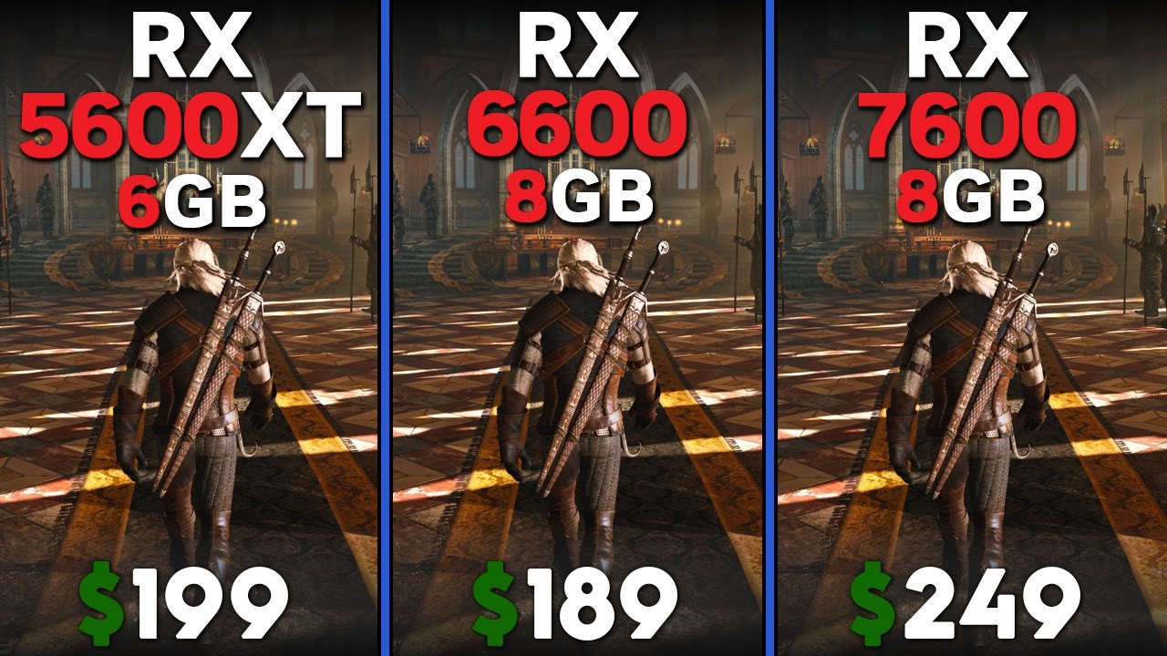 RX 5600 XT vs RX 6600 vs RX 7600 | Tested in 15 games
