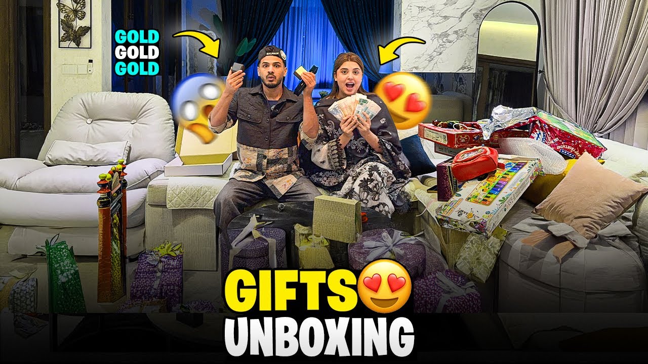 Aizal&rsquo;s Birthday Gifts Unboxing 🎁 || Itny Ziada Paisy Aur Gold 😱