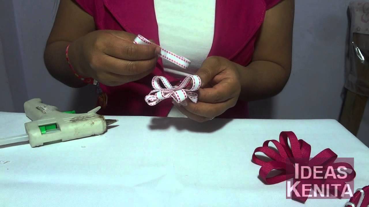 Diadema decorada con listón paso a paso 2 de 2