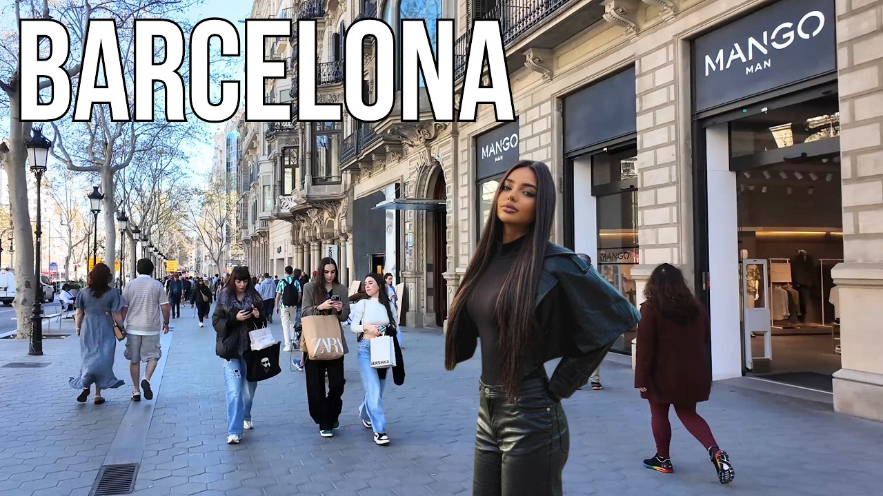 Barcelona LIVE 🇪🇸 | Spring Walk Through the City | Walking Tour
