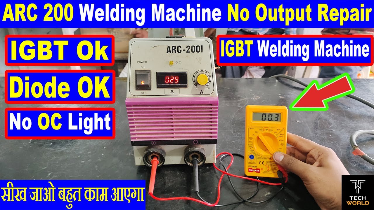 welding machine no output | welding machine no output voltage problem #igbt #weldingmachine