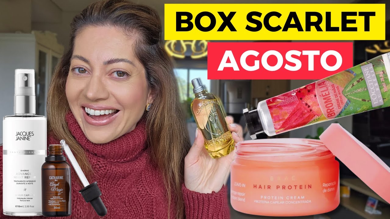 Vale a Pena Assinar a Box Scarlet? Veja os 5 Produtos da Edição de Agosto! | Dra. Greice Moraes