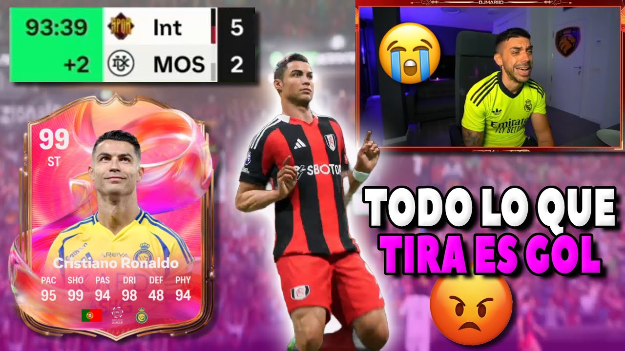 DjMaRiiO PIERDE por GOLEADA CONTRA RIVAL MUY MUY MUY MALO | Lloros y Enfados FC 25