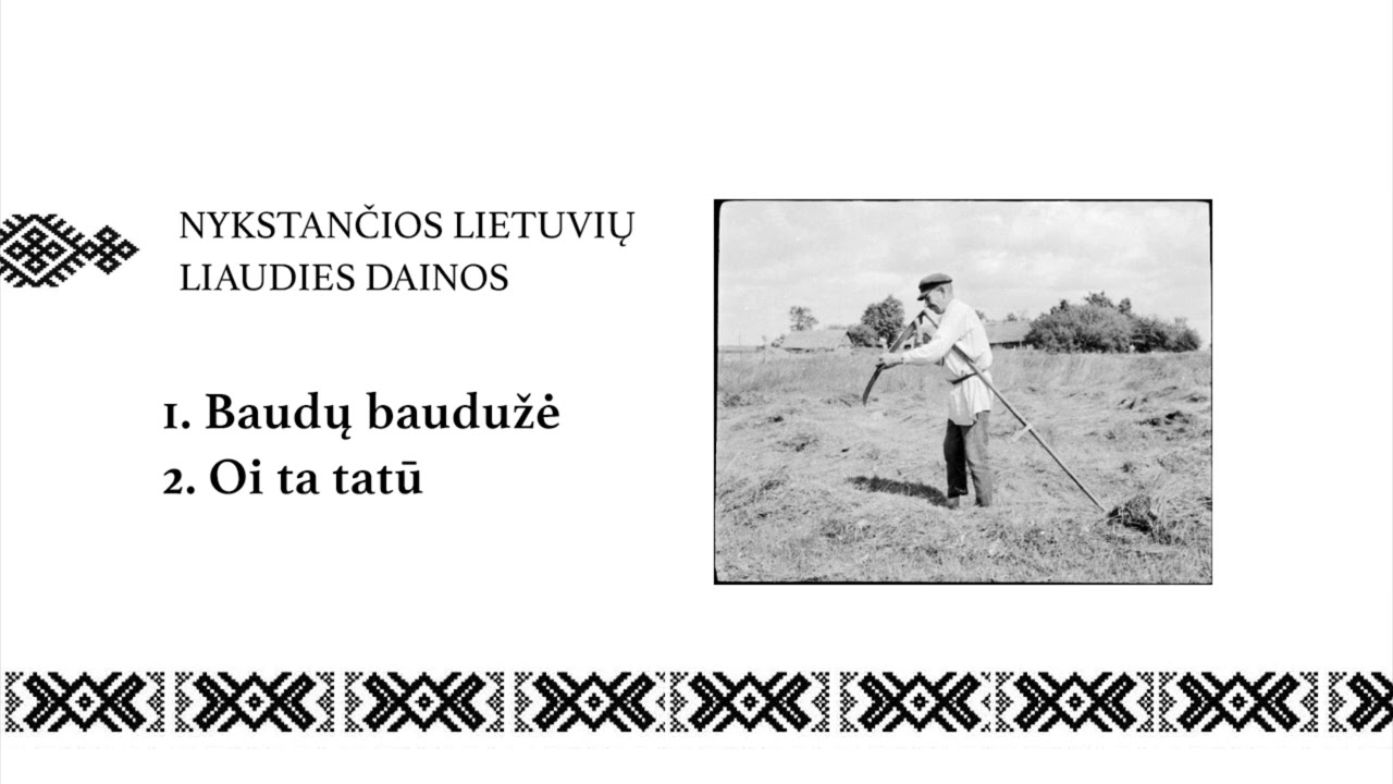 Nykstančių liaudies dainų rinkinys / Underground Lithuanian national folk songs