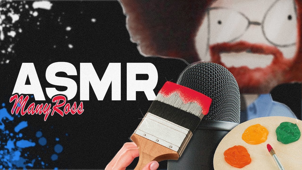 Bob Ross Te Hace DORMIR Con ASMR Clásico🎨💤| ASMR Roleplay en español