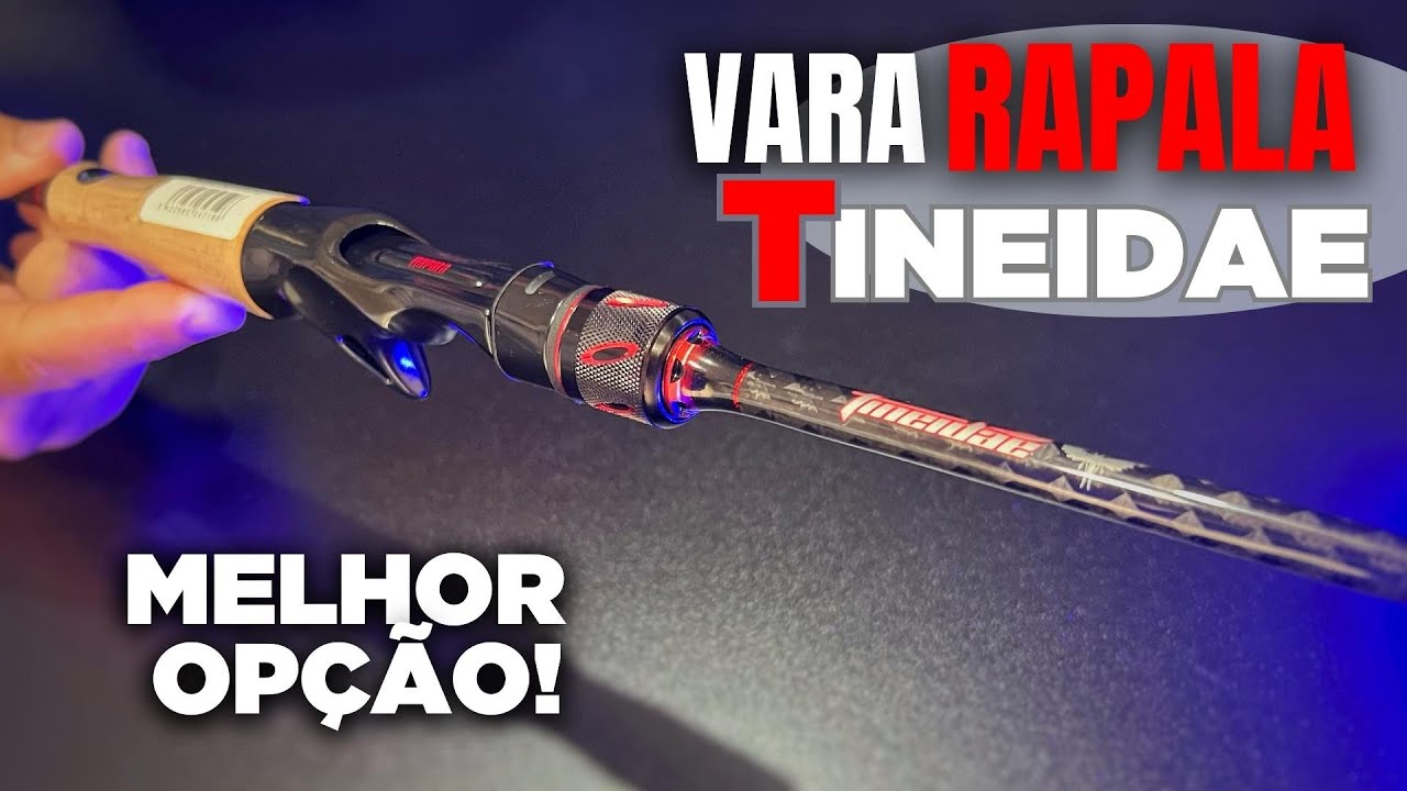 Vara RAPALA TINEIDAE - Você vai se SURPREENDER!  Ideal para iscas leves