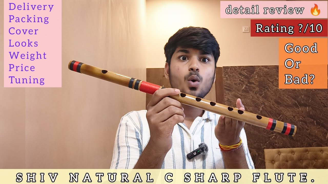 C sharp flute detail review 🔥| @shivzmuzic  | fry bamboo flute | #flutereview