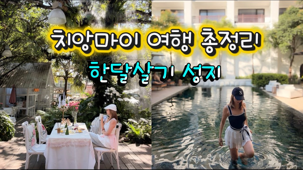 치앙마이 여행 총정리,  두번째 치앙마이 더 좋았던 코스, 한국인 잘 모르는 카페, 한달살기 떠나보세요