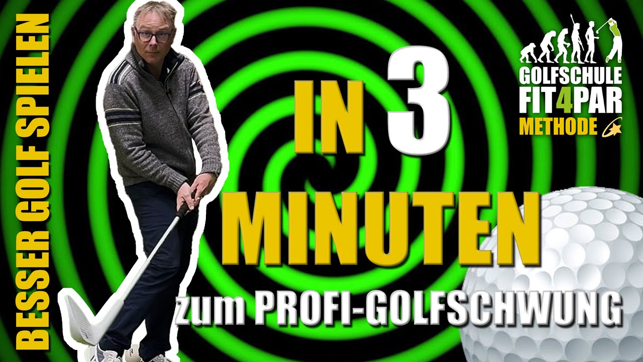 In 3 Minuten: Vom Amateur zum Profi Golfschwung - mit der fit4par Technik-Revolution ⛳️ #fit4par