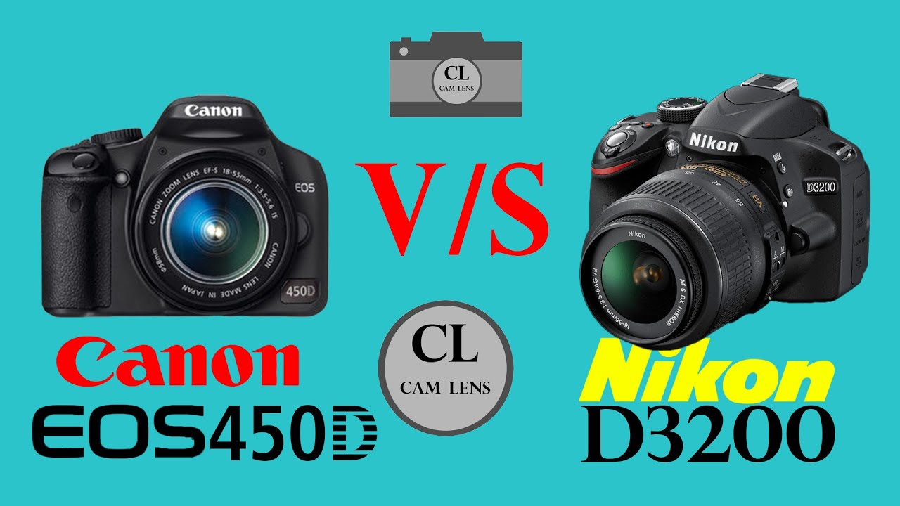 Canon EOS 450D VS Nikon D3200