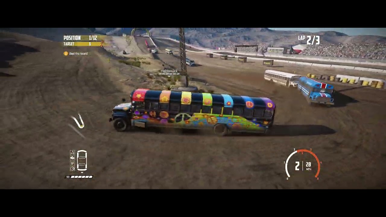 Wreckfest Gold: 5/21/2024 Tournament Daily Challenge. Busses at Rattlesnake.