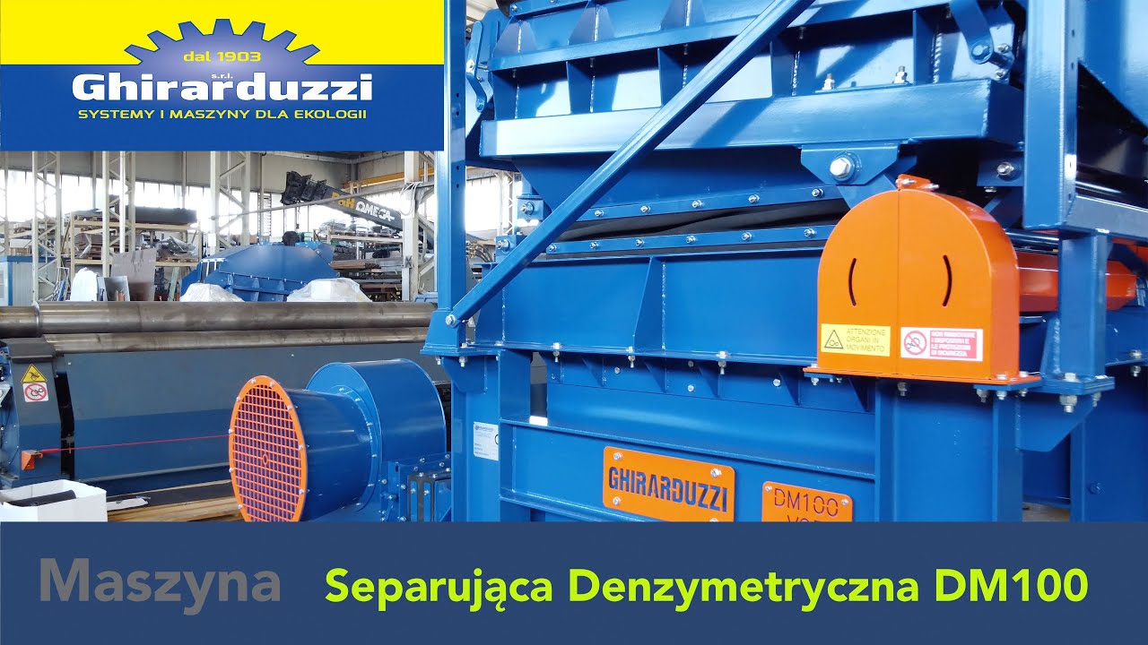 Separator densymetryczny DM100 - GHIRARDUZZI SRL