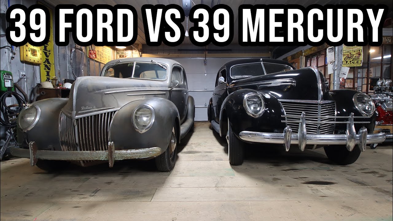 Насколько отличаются Ford Coupe 1939 года и Mercury Coupe 1939 года???
