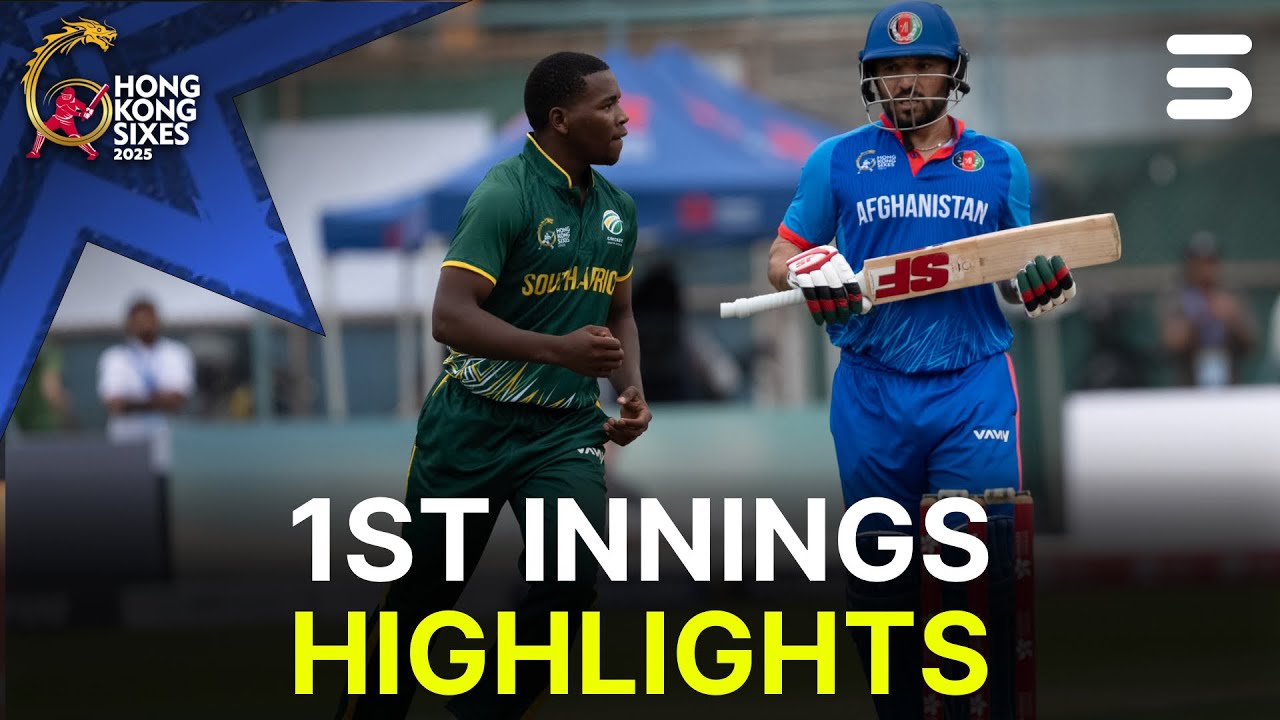 1st Innings Highlights | Afghanistan vs South Africa | Day 1 | Hong Kong Sixes 2025 | ZG1S