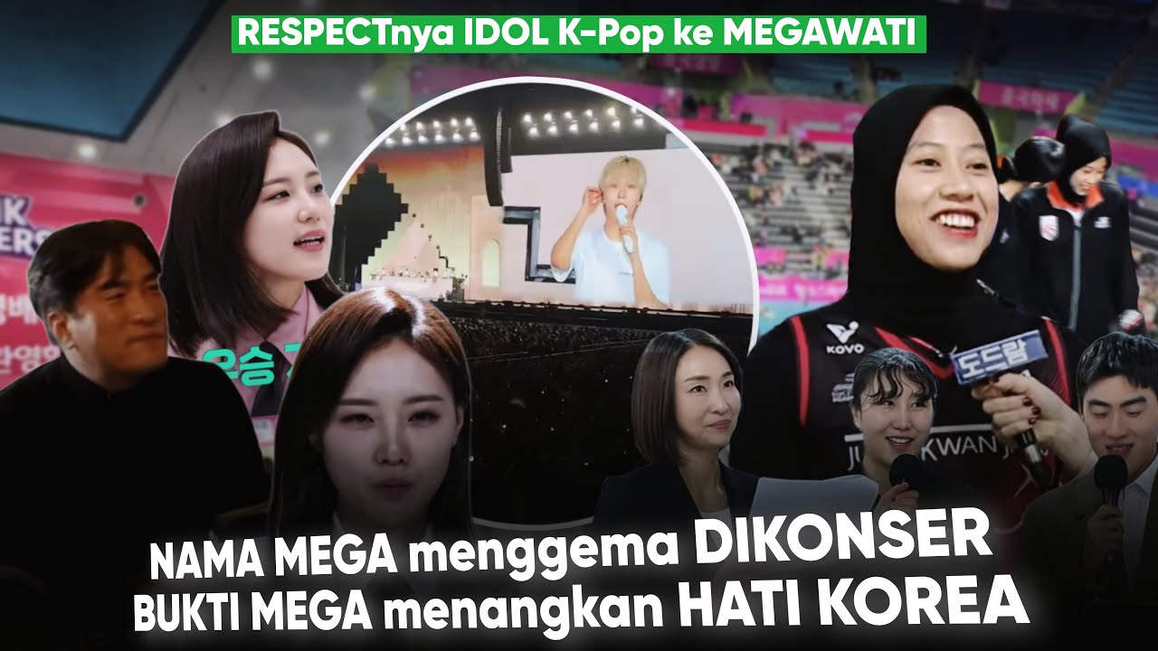 Saking cintanya ke MEGA 'Nama MEGA menggema di konser Idol Korea, Bukti Besarnya MEGA di Korea