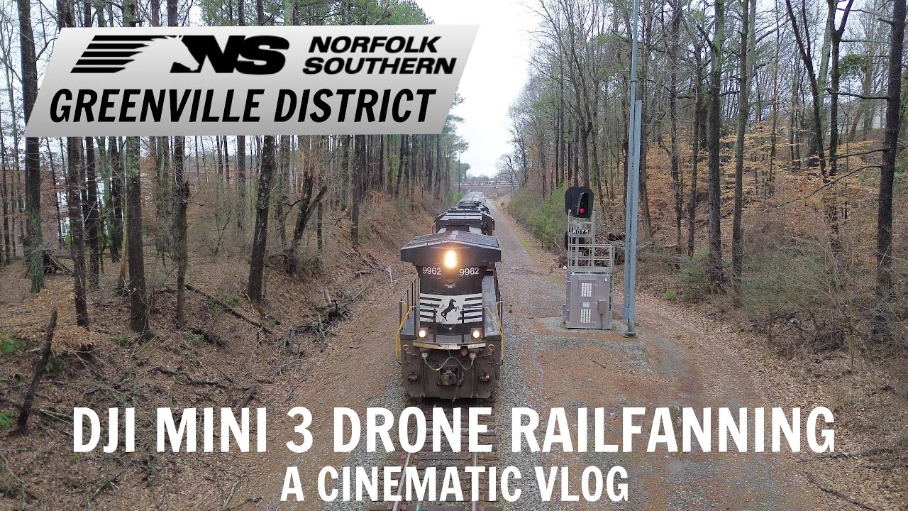 Mainline freight's & much more | Drone railfanning