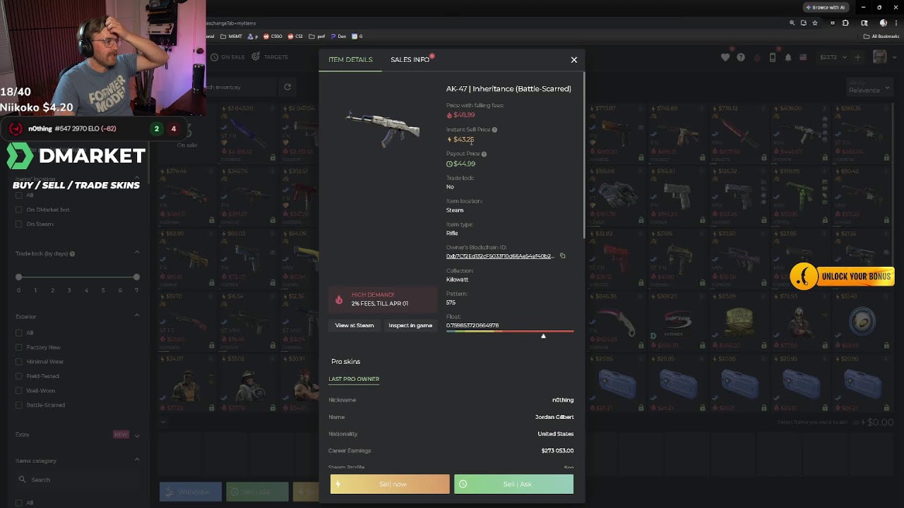 VOD Reviews? Premier 30k? Faceit 3k? !dmarket