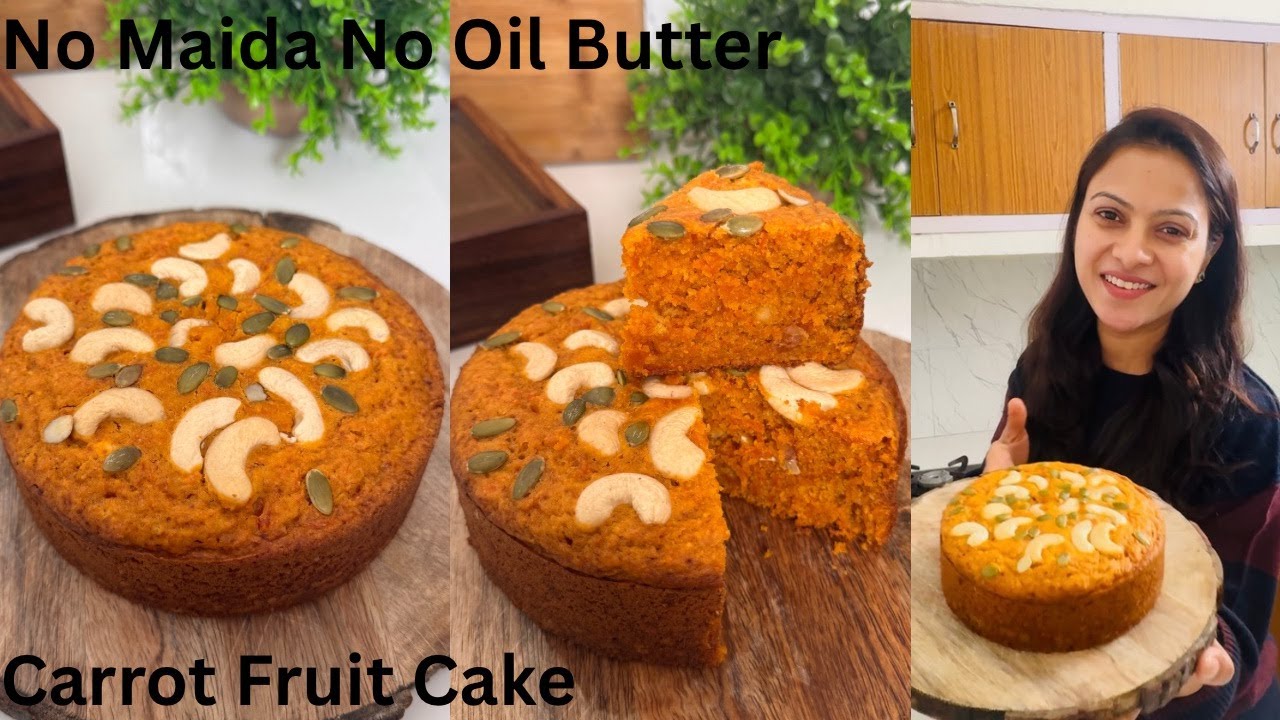 Atta Carrot Fruit Cake | Cake तो इतने बनाये पर आज इसमें ऐसा क्या डाला जो इतना टेस्टी है Husband बोले