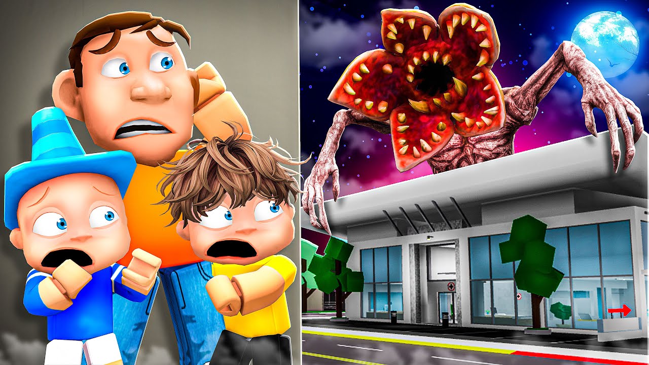 Our Family Survived STRANGER THINGS... (Roblox Brookhaven)