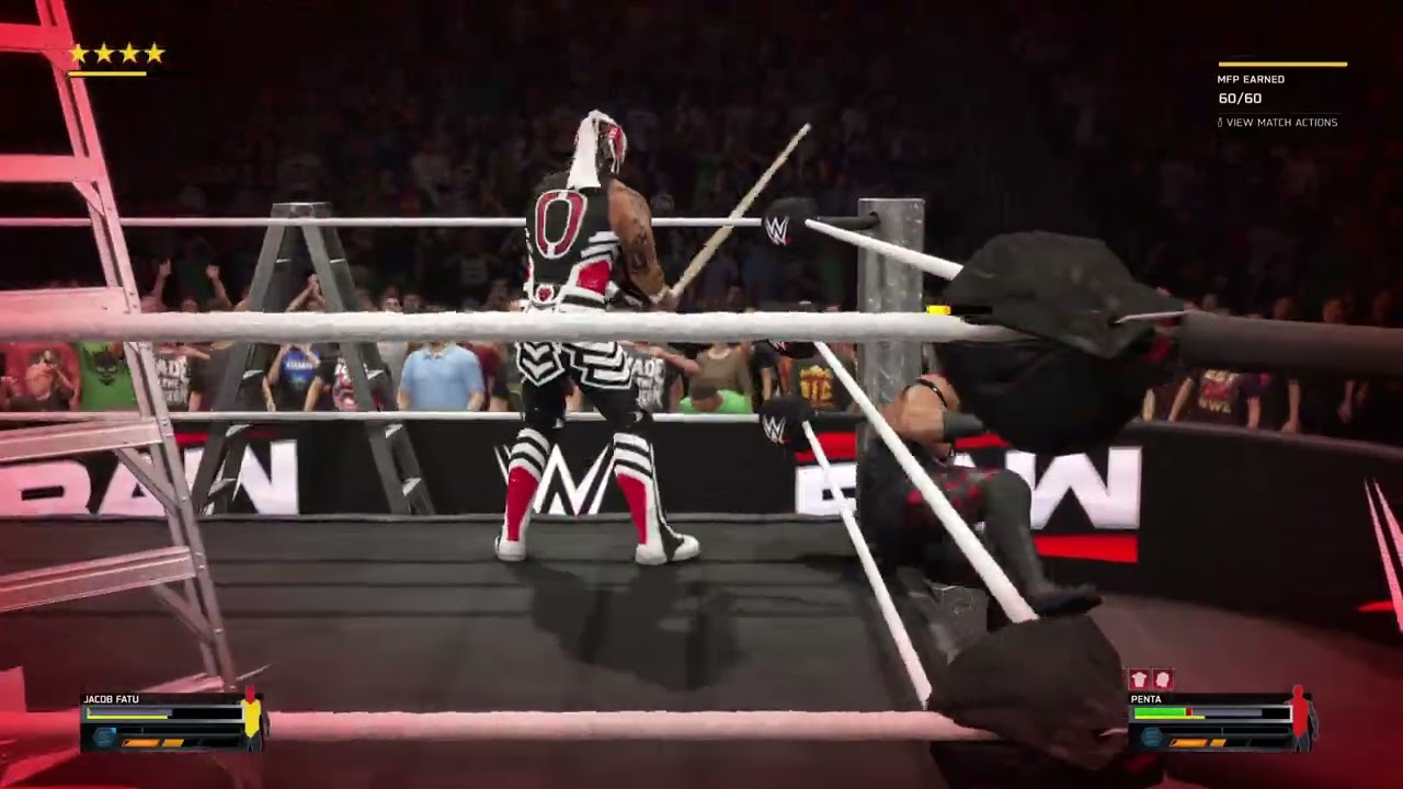 WWE 2K25_Fatu vs Penta Bday Bash 🔥🔥🔥🪜🪜🪜