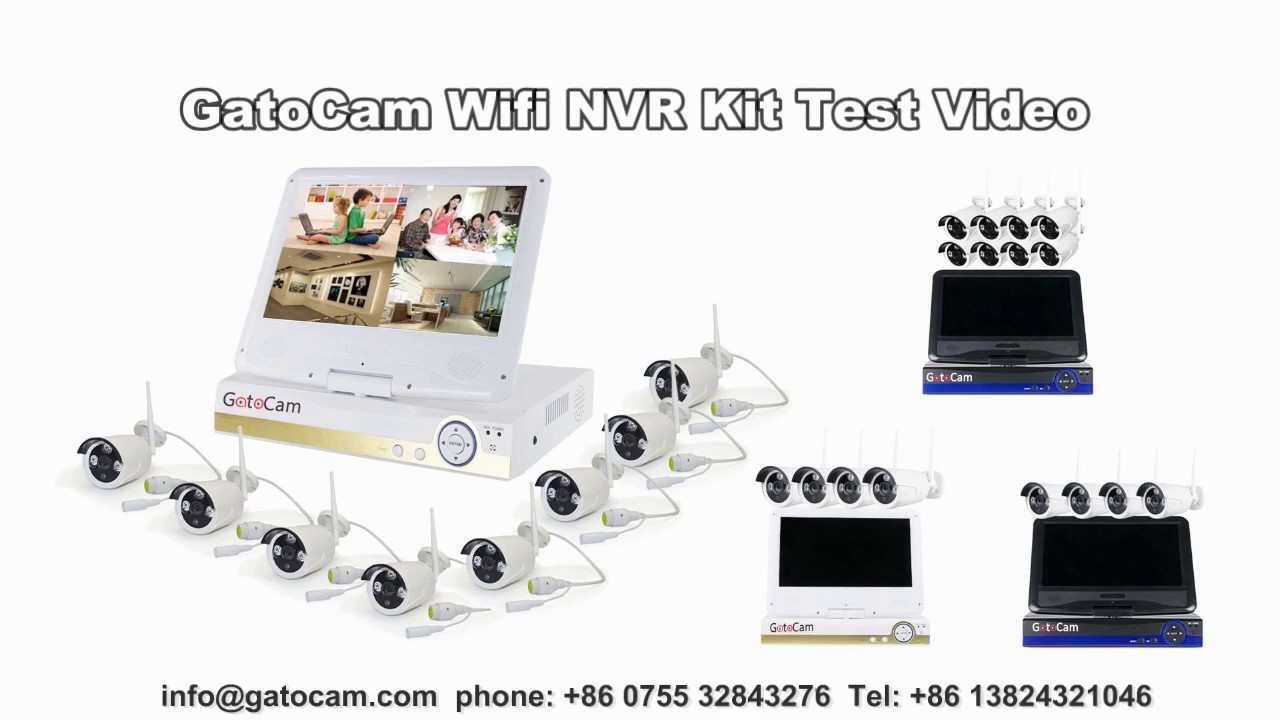GatoCam LCD Wifi NVR Kit Test Video