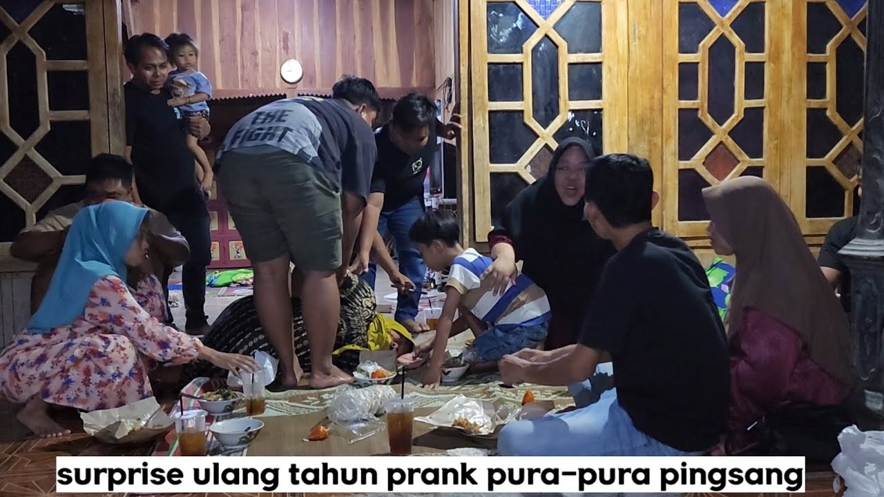 surprise ulang tahun prank pura-pura pingsang