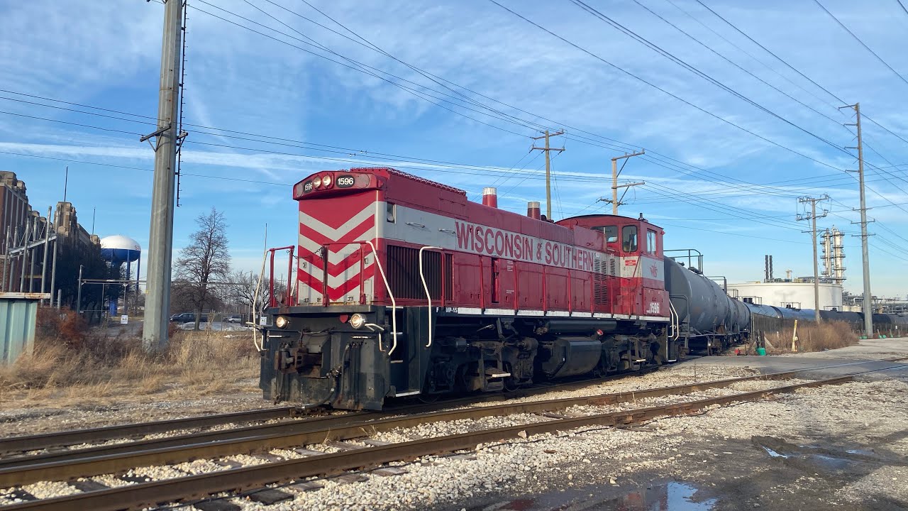 Cicero Central WSOR Switcher Working the Industry in Stickney, IL + BNSF Geeps in Hodgkins, IL
