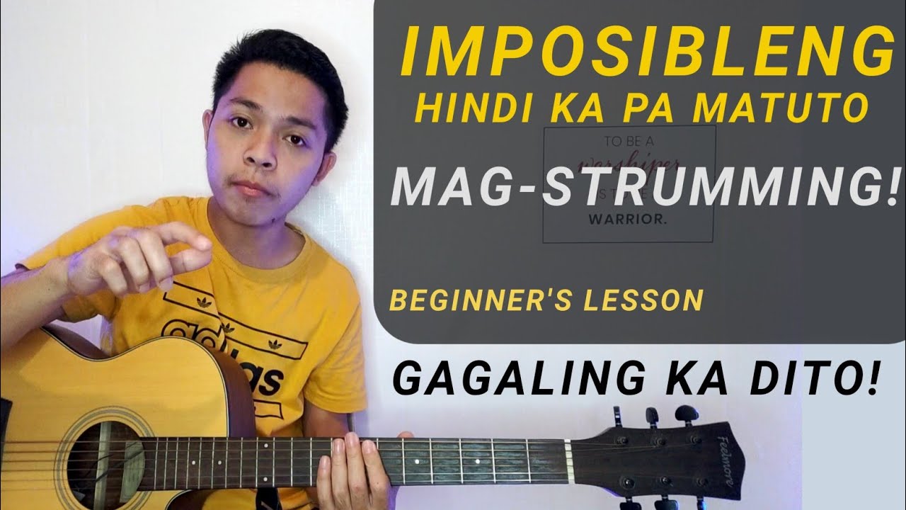 Paano matuto ng Strumming(Easy Tricks For Beginners) | Fellow Sheep Ricky