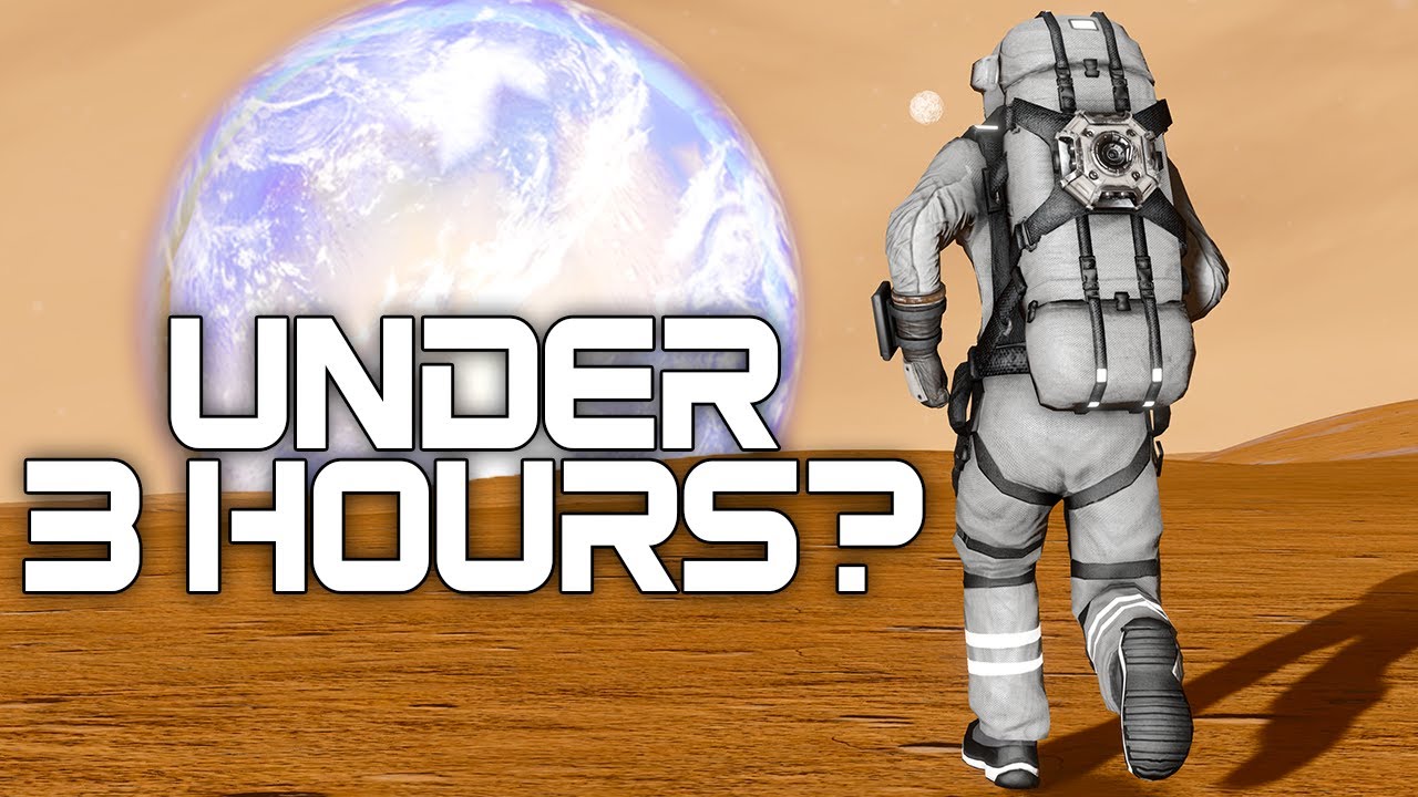 Mars to Earth in less than 3 hours? Can I do it? | Space Engineers Survival 'Speed Run'