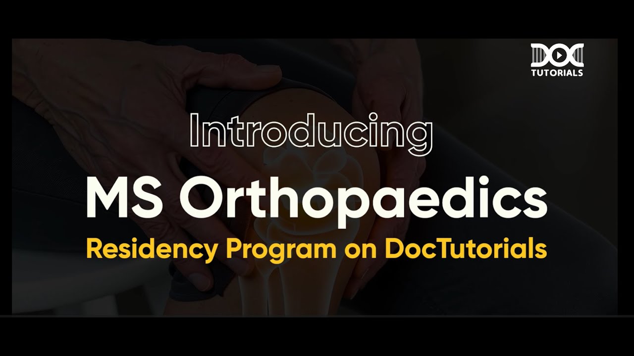 🚨 Master Orthopaedics with DocTutorials | Essential Guide for PG Residents 🦴