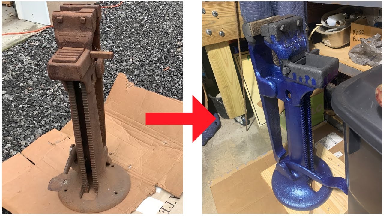 Restoring a 100+ Year Old Foot Operated Vice! | Blacksmithing Adventures | Zesty Jon Smelting