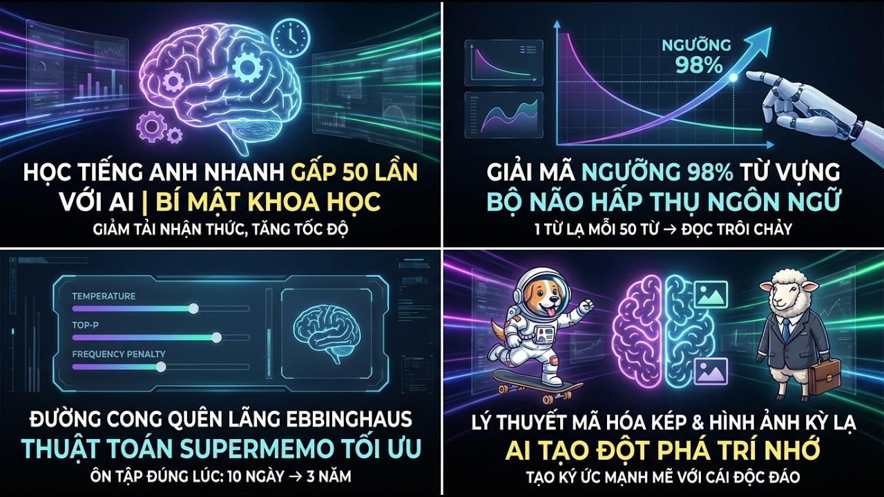 🧪 HỌC TIẾNG ANH NHANH GẤP 50 LẦN VỚI AI | Giải Phẫu Phần Mềm Học Ngôn Ngữ Lý Tưởng
