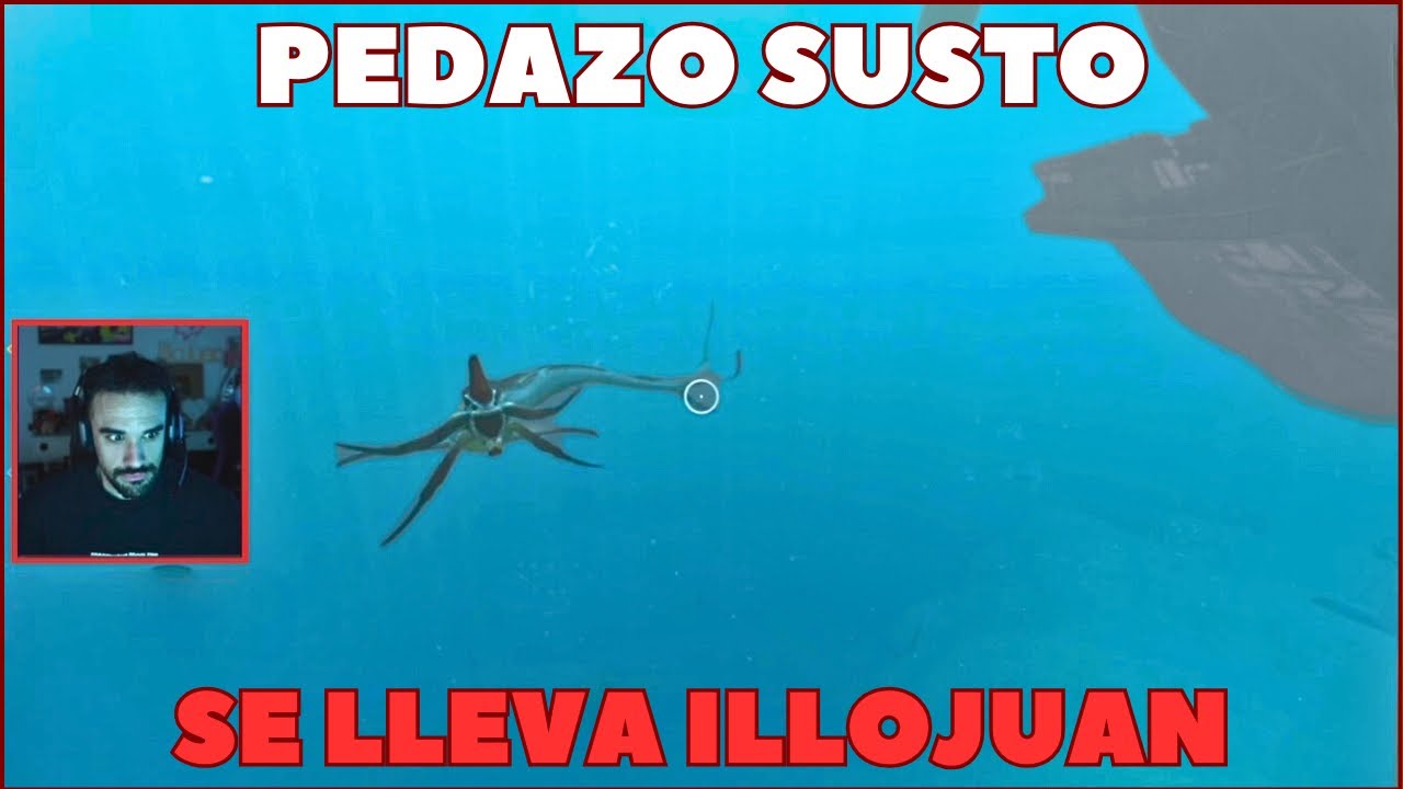 Illojuan se lleva pedazo de susto en Subnautica 