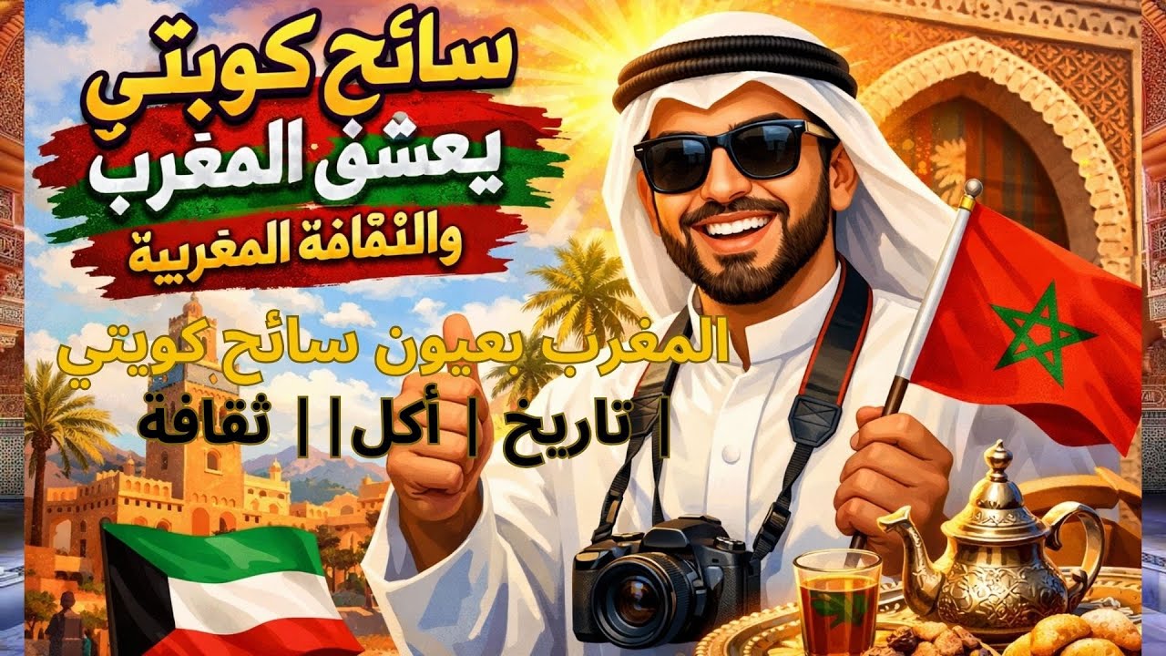 سائح كويتي يزور المغرب  فوقع في عشق المملكة المغربية   جئت سائحًا… وغادرت عاشقًا للمغرب ❤️  🇲🇦