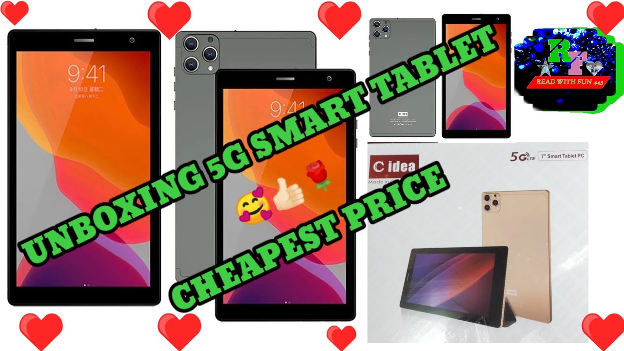 Unboxing🥰C-Idea 513Pro 5G Tablet👍🏻 7Inch 6/256 Memory💞 Very cheapest Price 5Nov2023 #viral#1million