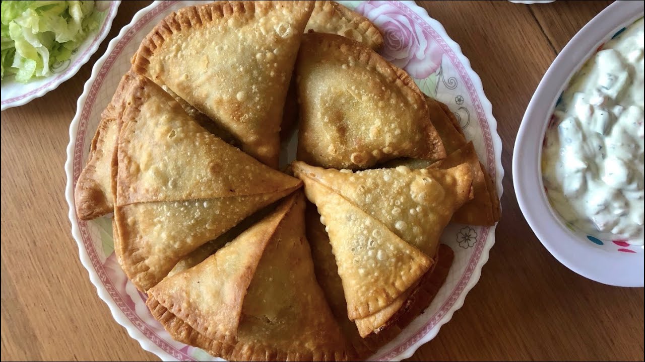 Lamb Keema Samosa Recipe • How To Make Samosa Qeema Recipe • Aloo Matar Keema Meat Samosa For Iftar