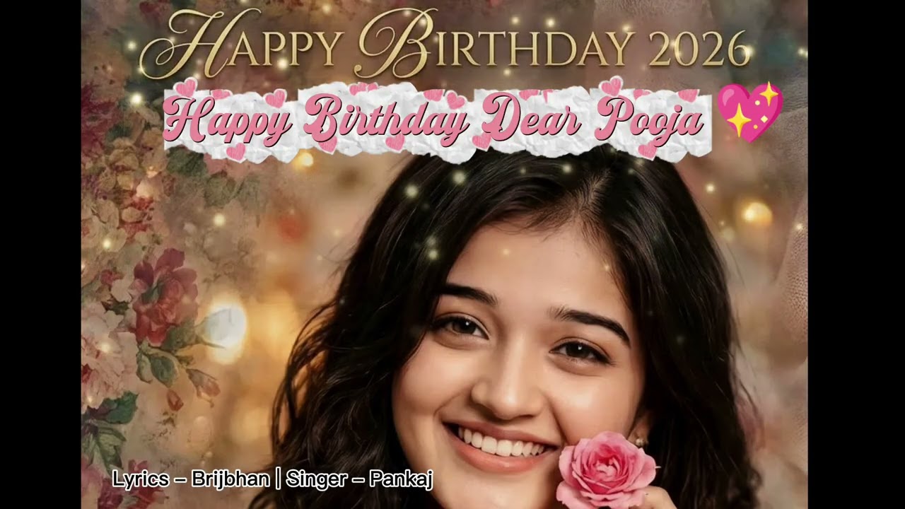 Happy Birthday Pooja 🎉🎂 | Special Birthday Wish Song For Pooja | Birthday Status | Viral Song